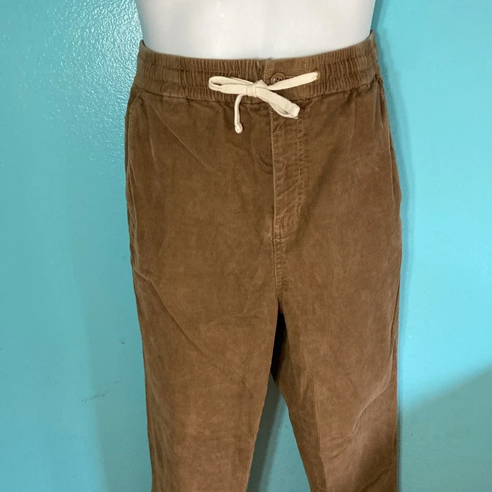 J Crew Sporting Life Corduroy Slim Cord Dock Pant Size M Brown Cotton Fits 32W